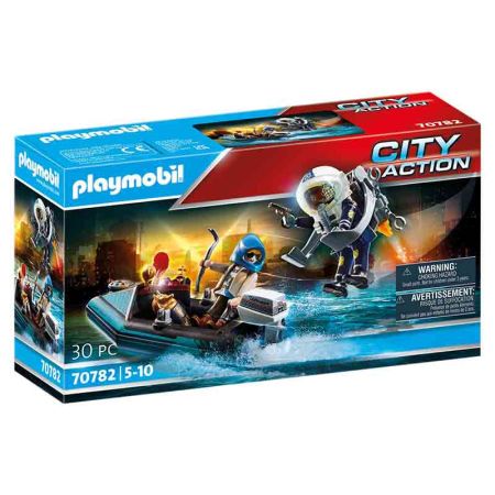 Playmobil City Action Polícia Mochila Propulsora