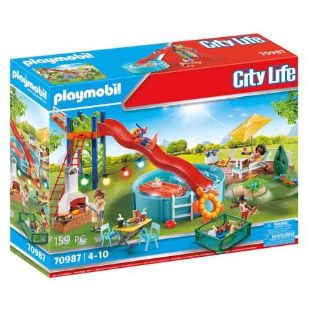 Playmobil City Festa na Piscina com Escorrega