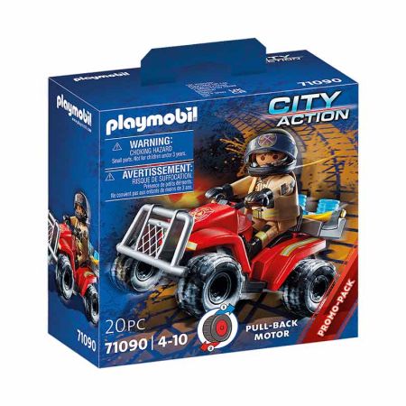 Playmobil City Action Firemen Speed Quad