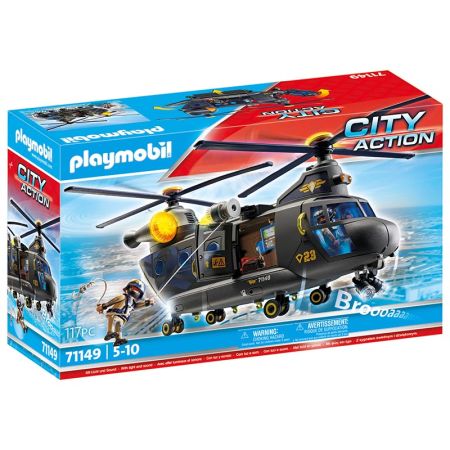 Playmobil City Action helicóptero Banana