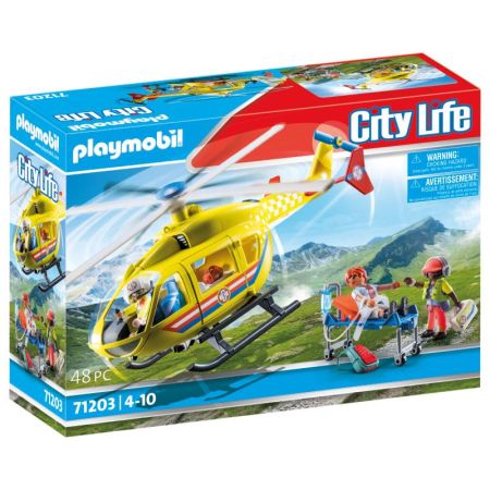 Playmobil City Life helicóptero de resgate