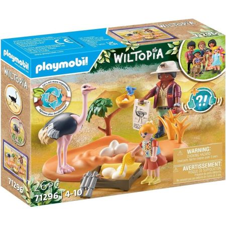 Playmobil Wiltopia cuidadores de avestruzes
