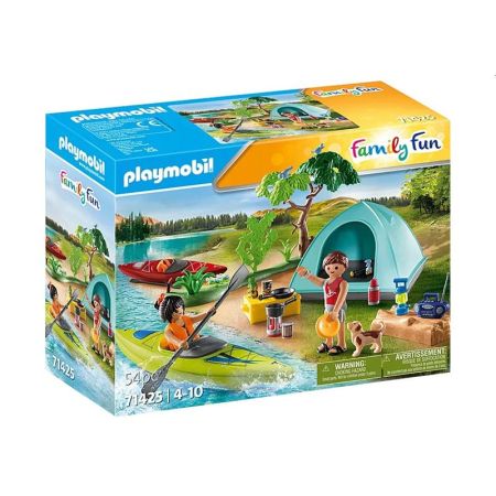 Playmobil Family Fun campismo com fogueira