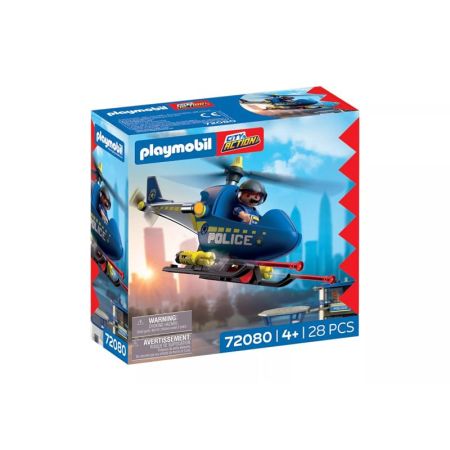 Playmobil City Action helicóptero da polícia