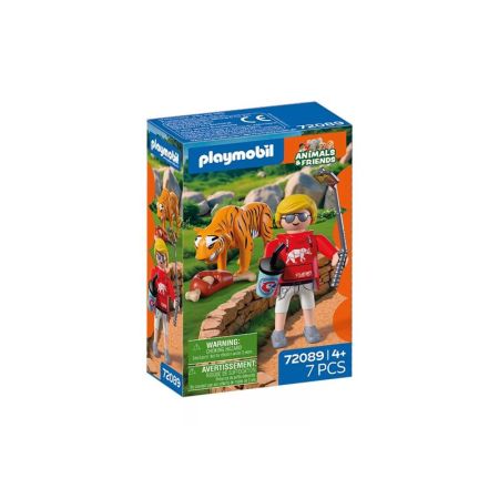 Playmobil Animal & Friendstigre e visitante