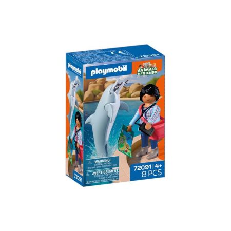 Playmobil Animal & Friends golfinho e visitante