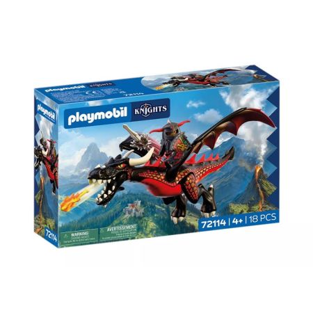 Playmobil Knights drag&atilde;o preto