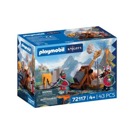Playmobil Knights catapulta de cavaleiros Drag&atilde;o