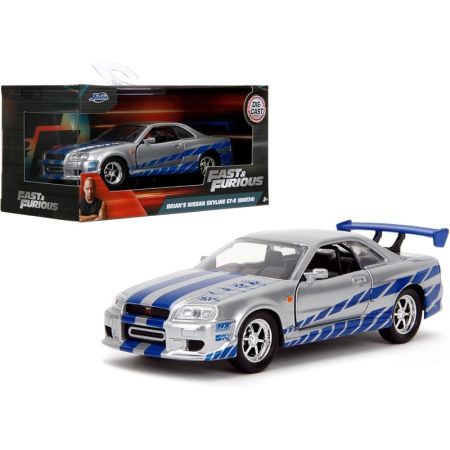Jada Fast & Furious carro metal 1:32 Nissan GT-R