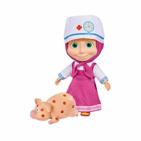 Masha e o urso boneca veterinária com acessórios