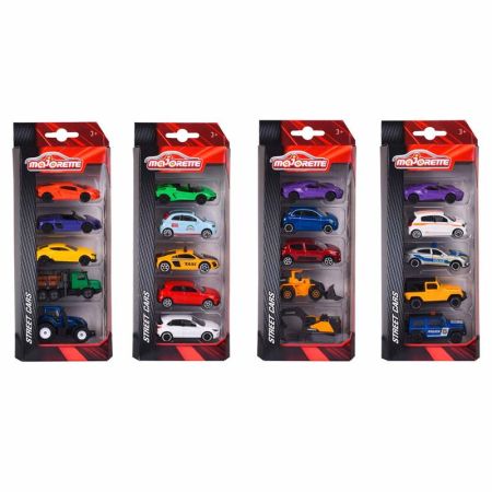 Majorette conjunto 5 carros stdo