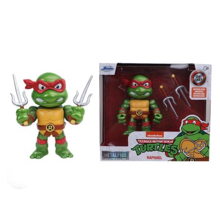 Figuras Tartarugas Ninja Raphael 10cm metal