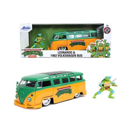 Tartarugas Ninja VW Carrinha 1962 1:24 com figura