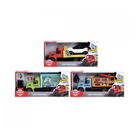 Camião rodoviário 23cm Volvo reboque carro