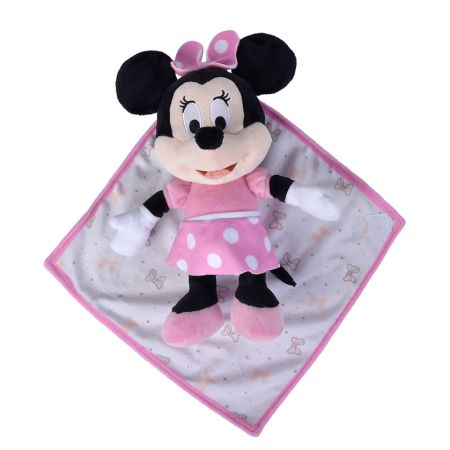 Peluche Minnie com manta 25 cm