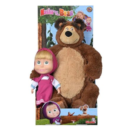 Boneca Masha e peluche Urso