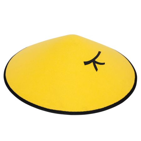 Chapeu gorro de chinês amarelo