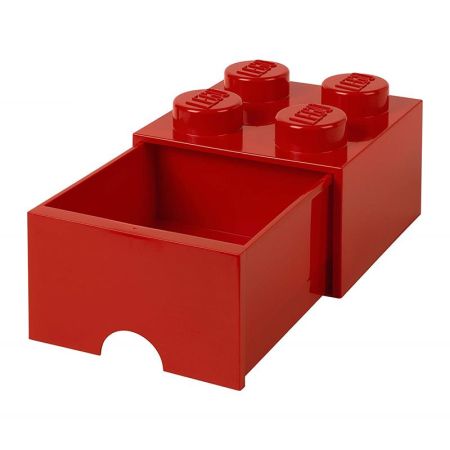 Caixa de armazenamento LEGO vermelho