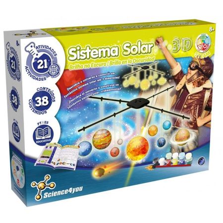 Science4you Sistema Solar 3D brilha no escuro