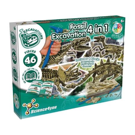Science4you Escavação 4 em 1