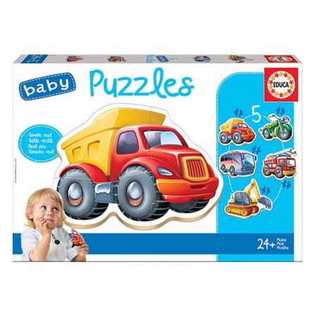 Educa 5 baby puzzle veículos