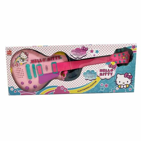 Conjunto de guitarra e microfone Hello Kitty