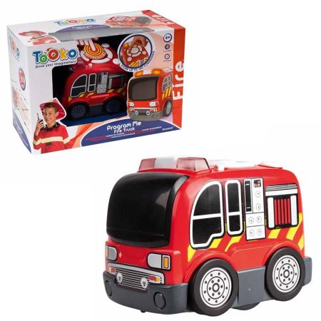 Camião de bombeiros programável R/C