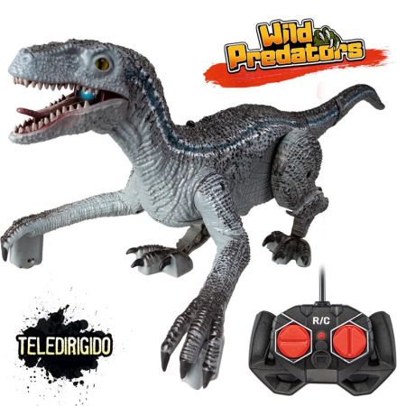 Dinossauro Velociraptor radio control