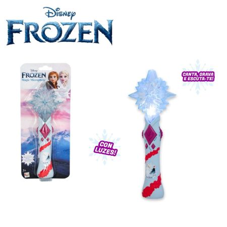 Micro gravador Frozen com luz mágica