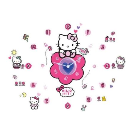 Hello Kitty relógio com autocolantes