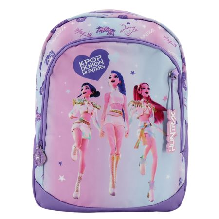 Mochila escolar Kpop Demon Hunters rosa 38 cm