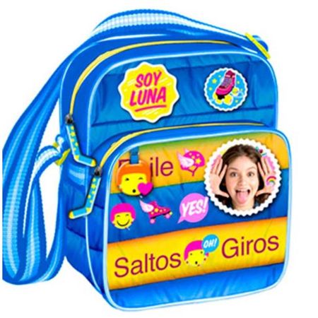 Soy Luna bolsa tiracolo anoraque azul 23cm