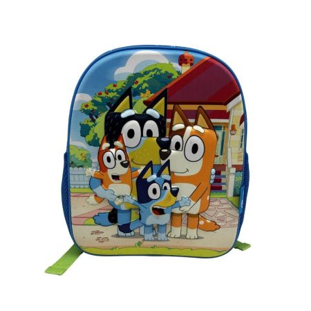 Mochila 3D pré escolar Bluey 32 cm