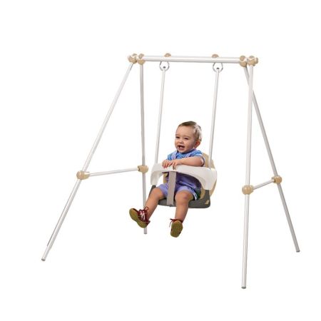 Baloiço metal Swing bege