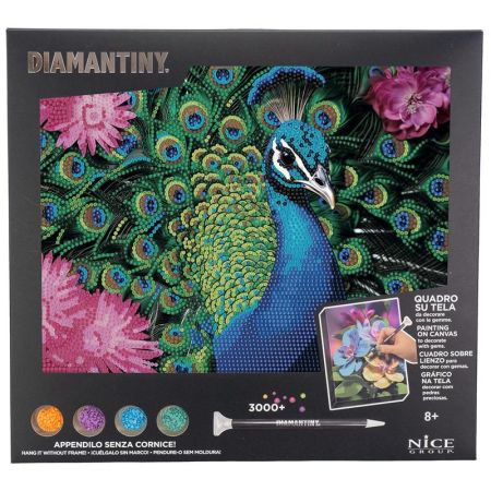 Diamantiny tela pintar com diamantes Pav&atilde;o