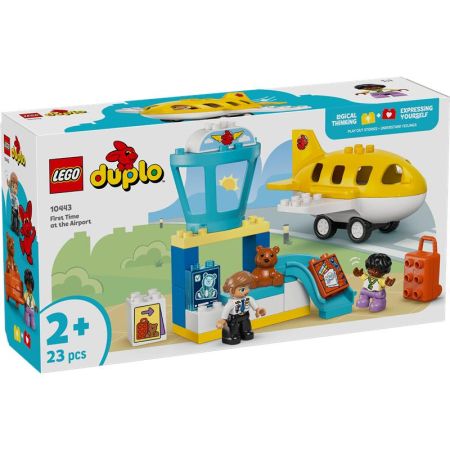 Lego Duplo primeira vez no aeroporto