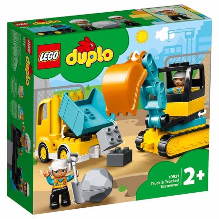 Lego Duplo Camião e Escavadora de Lagartas
