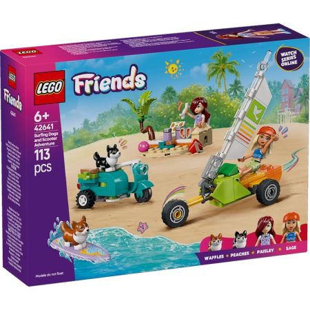 Lego Friends mascotes surfistas e aventura rodas