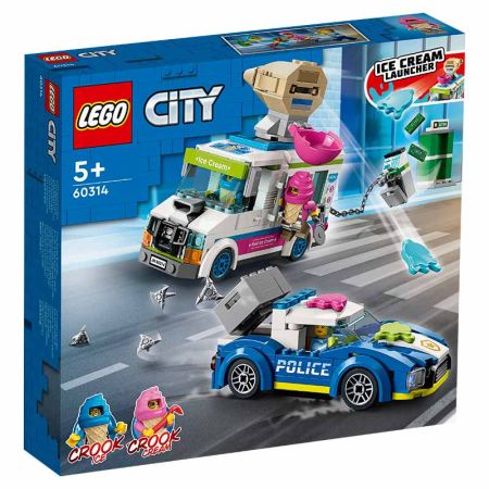 Lego City perseguição policial camião de gelados