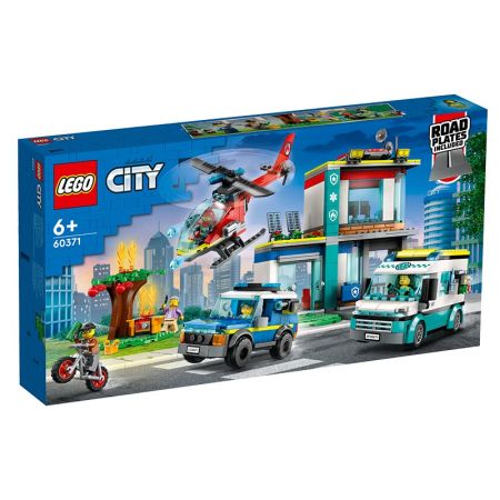 Lego City Sede dos Veículos de Emergência