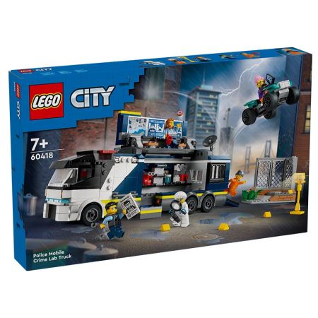 Lego City laboratório de criminologia de polícia