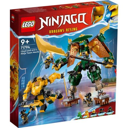 Lego Ninjago Mecas Equipa Ninja de Lloyd e Arin