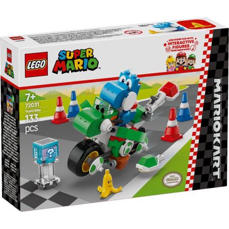 Lego Super Mario Kart mota Yoshi