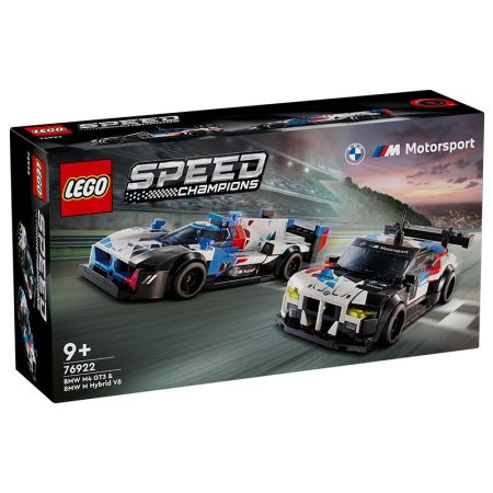 Lego Speed Champions carros BMW M4 GT3 e Hybrid V8