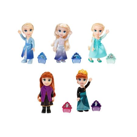 Princesas Disney boneca Frozen 15 cm e acessórios