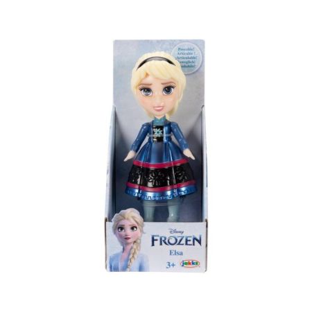 Princesas Disney boneca Elsa azul escuro 7 cm