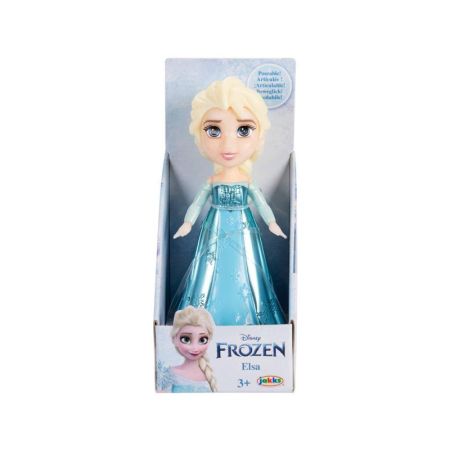 Princesas Disney boneca Elsa vestido azul 7 cm