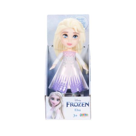 Princesas Disney boneca Elsa vestido branco 7 cm