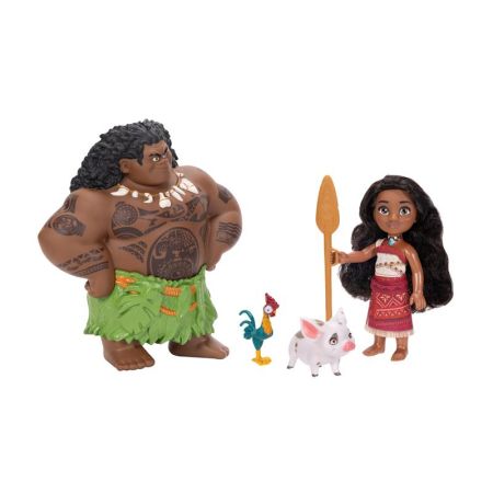 Princesas Disney Moana Maui e amigos 15 cm