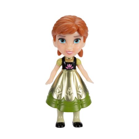 Princesas disney boneca Frozen Anna verde 7 cm